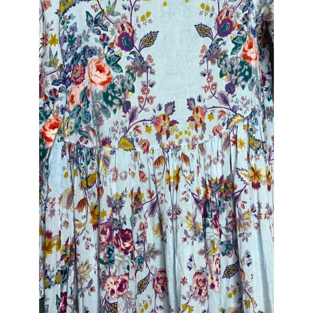 Jak & Peppar Girls 7 Floral Boho Western Fairy Duster Kimono - Picture 6 of 10